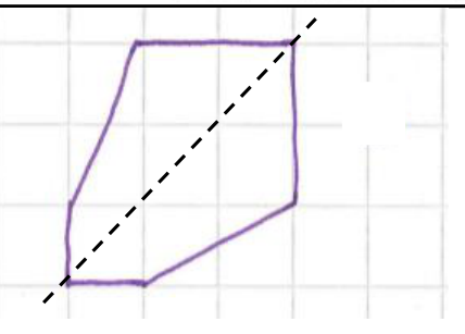 Figure for Answer to Question 4.3 Symmetry question 1 — Edexcel IGCSE Math A Foundation
