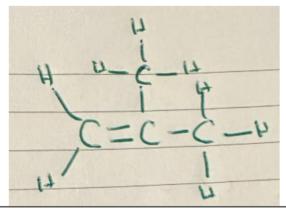 Figure for Answer to Question 4.26 Alkene structures and isomers question 1 — Edexcel IGCSE Chemistry